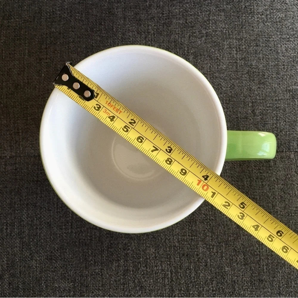 Oversized Spring Green Coffee Mug, 16 oz